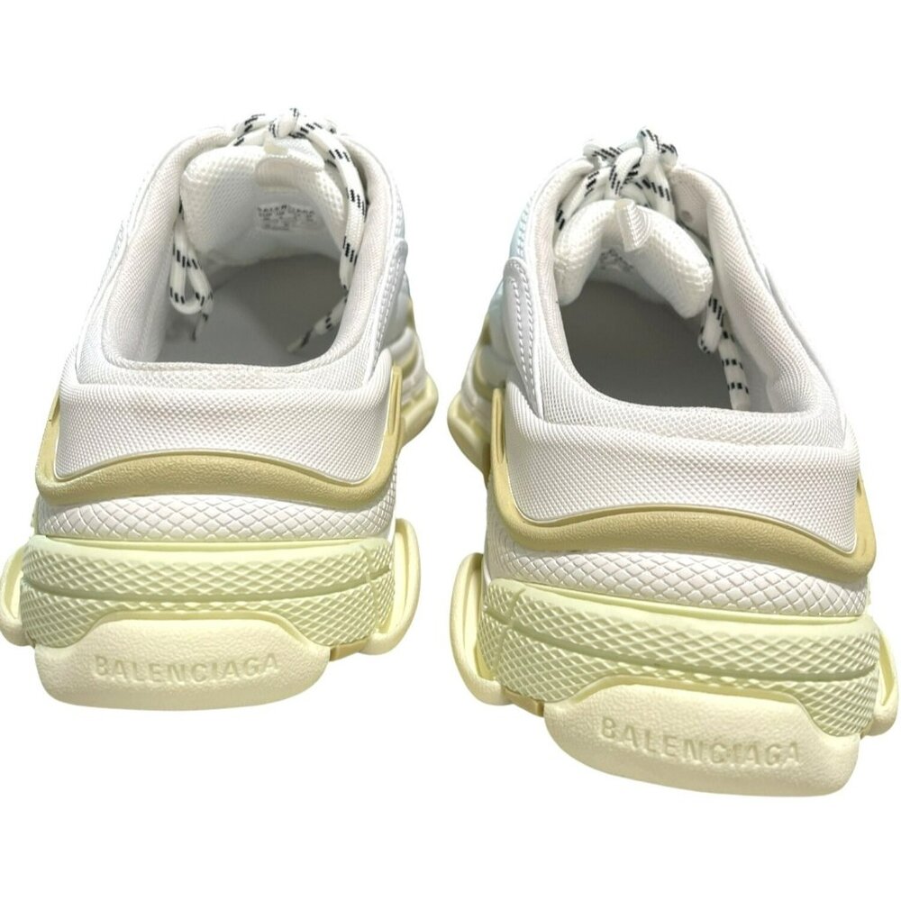 BalenciagaTriple S Mule Slip On Sneakers Size 38 White Beige New Size 38 US 8 - Picture 7 of 12